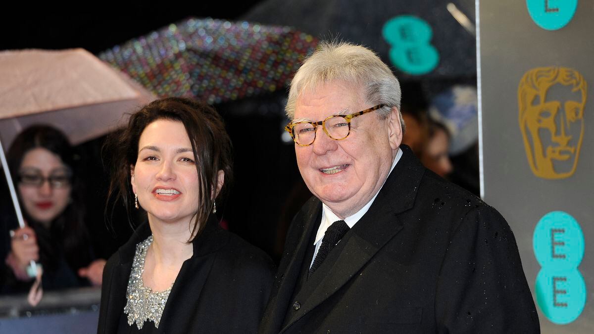 Lisa Parker, left, and director Alan Parker arrive for the BAFTA Film Awards at the Royal Opera...