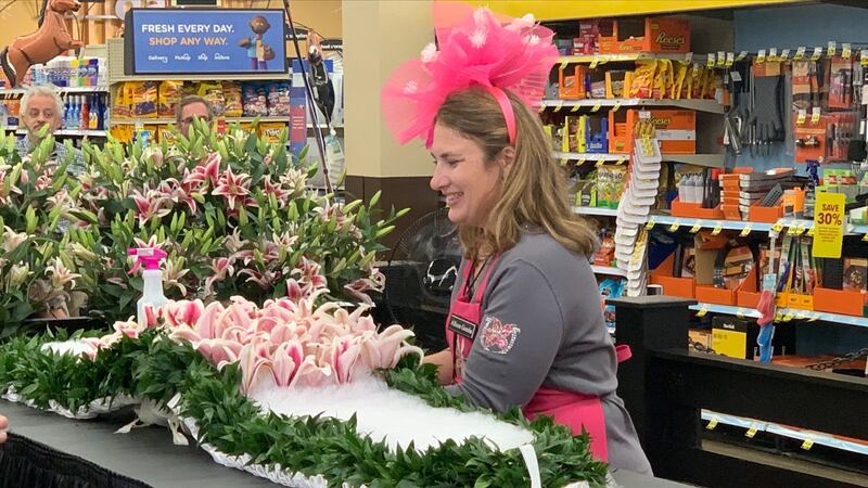 The running of the Kentucky Oaks is only one day away, and Kroger florists are hard at work...