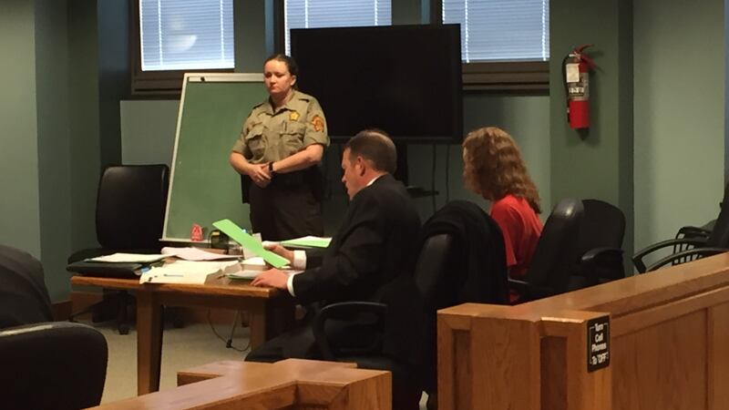 Melissa Wolke appeared in court to answer to a murder charge on Wednesday. (Photo: WKYT/Krista...