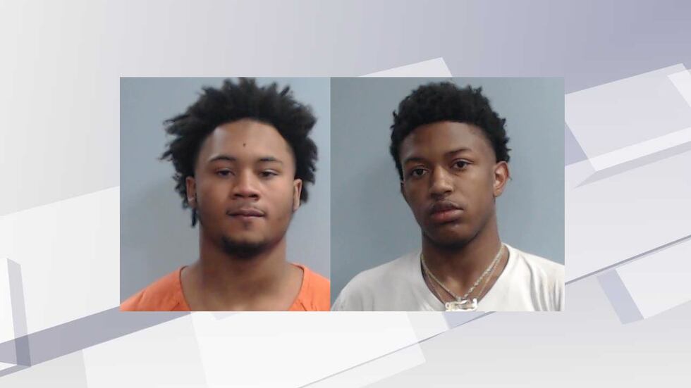 Cion Townsend, 18, (left) and Nasir Lyons, 18.
