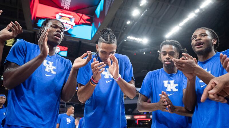 Kentucky before their game against Michigan State on Nov. 15, 2022.