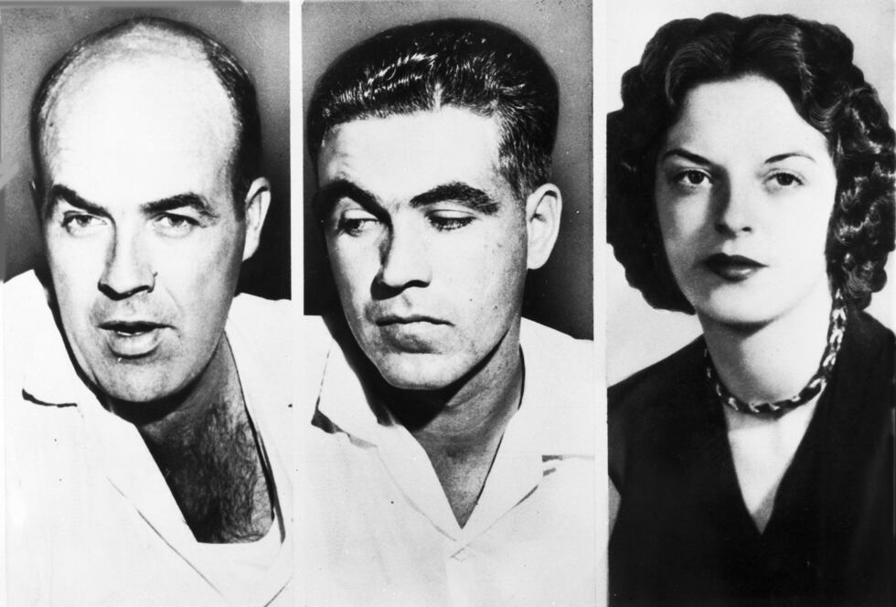 FILE-In this file combo photo, John W. Milam, 35, left, his half-brother Roy Bryant, 24 ,...