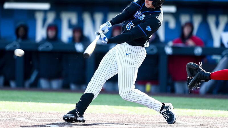 Jackson Gray.
Kentucky defeats Indiana 12-2.
Photo by Eddie Justice | UK Athletics