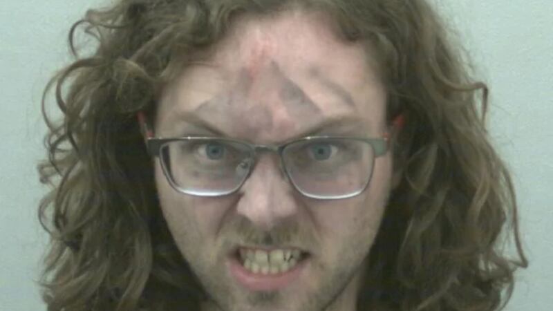 Raymond Lapinski, 29, is accused of threatening to kill a police sergeant in Connecticut.
