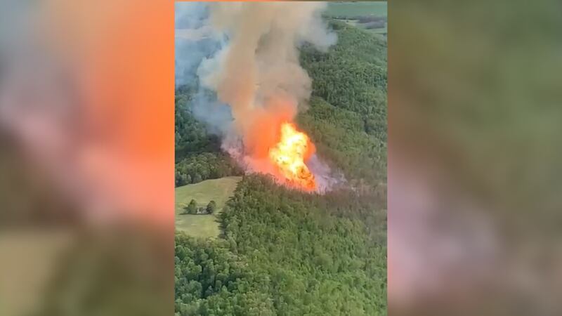 (Still from WKYT viewer aerial video)