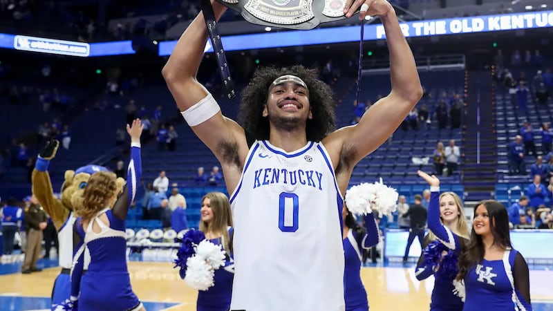UK senior forward was named MVP of the UK-UofL basketball game after a 24-point performance.