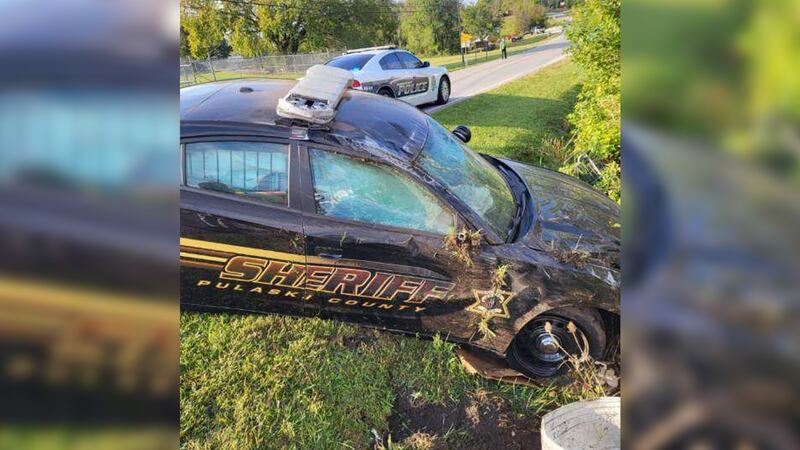 They say 48-year-old Emily Edwards pulled out of a driveway crossing in front of a deputy. The...